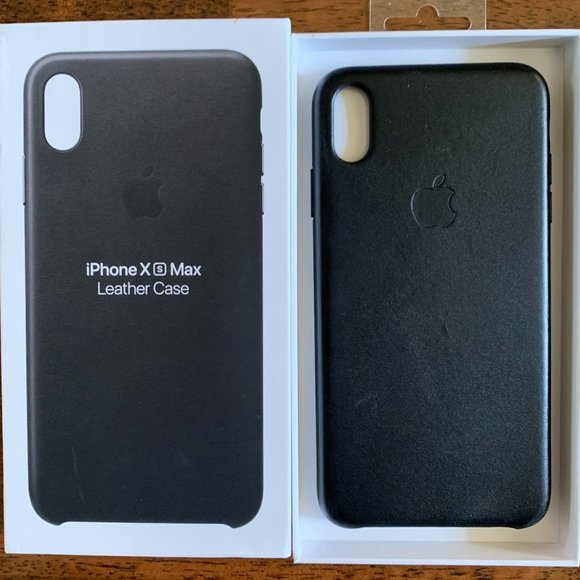 Black leather iphone xs case Clearance